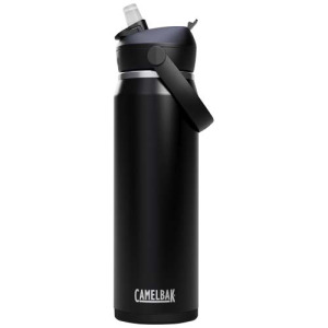 Camelbak® Thrive Flip VSS butelka na wodę ze stali nierdzewnej o pojemności 750 ml ze składaną słomką Czarny