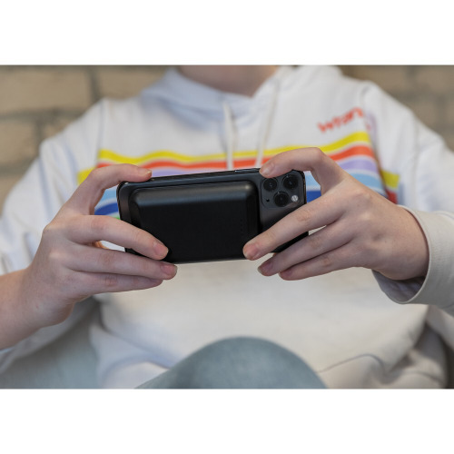 Magnetyczny, bezprzewodowy power bank 5000 mAh, 5W Czarny P322.281 (14)