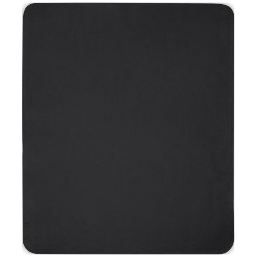 Koc polarowy z plastiku z recyklingu Willow Czarny 11319090 (4)