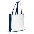 Torba non-woven 75g/m² Biały / ciemnoniebieski LT91479-N0110  thumbnail