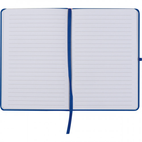 Notatnik A5 w linie z materiałów z recyklingu LORENA Niebieski 2875904 (4)
