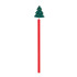 Ołówek, świąteczny wzór zielony V7677-06  thumbnail