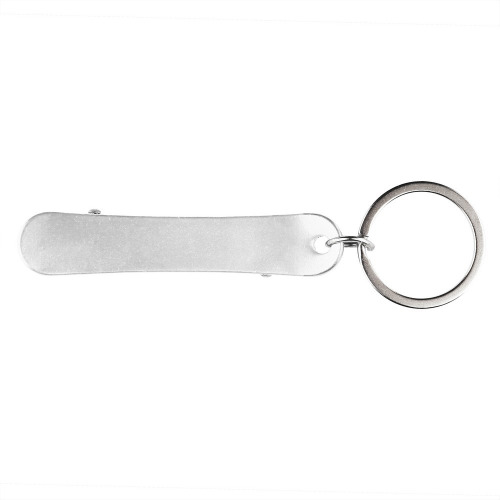 Brelok do kluczy, otwieracz do butelek "deskorolka" Srebrny V0618-32 (1)