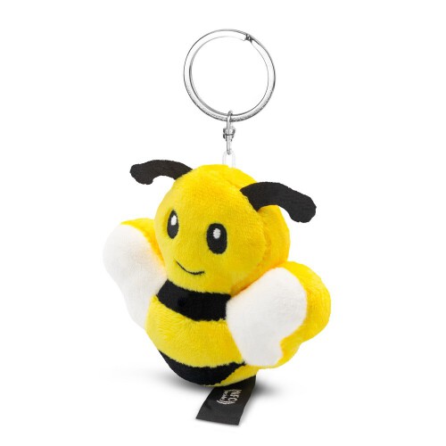 Pluszowa pszczoła RPET z chipem NFC, brelok | Zibee żółty HE795-08 (6)