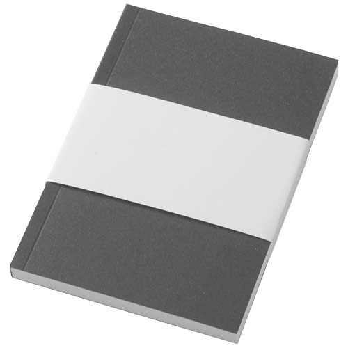 Notatnik A6 Novella Austen z miękkiej okładki z materiału z recyklingu, 100 kartek Ciemnografitowy 21026290 (5)