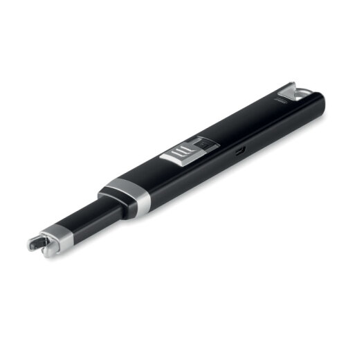 Duża zapalniczka USB czarny MO9651-03 