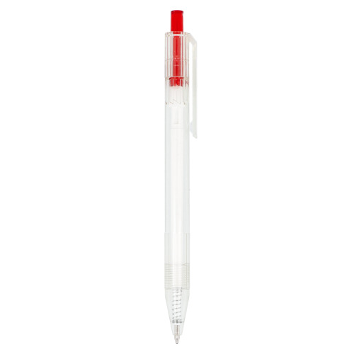 Długopis R-PET Transparentny / czerwony LT80562-N0421 (1)