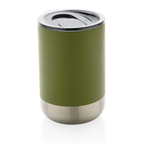 Kubek termiczny 360 ml, stal nierdzewna z recyklingu green P433.067 (4)