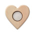 Świecznik serce drewna MO9377-40  thumbnail