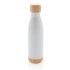 Butelka termiczna 700 ml, bambusowy element biały P436.793  thumbnail