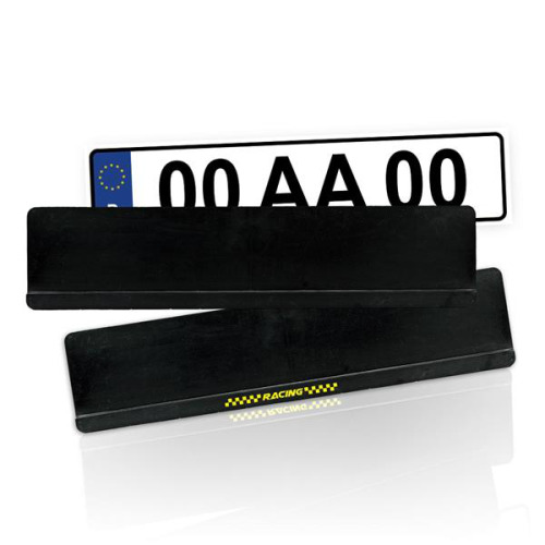 Ramka na rejestrację samochodową z recyklingu / RPLATE Czarny IP37071111 (3)