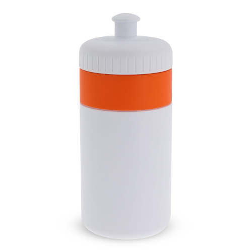 Bidon Sportowy Z Obwódka 500ml Biały / pomarańczowy LT98735-N0126 (3)