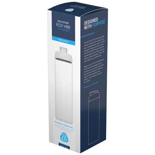 H2O Active® Eco Vibe 850 ml, bidon sportowy z odchylaną pokrywką Niebieski 21048306 (4)