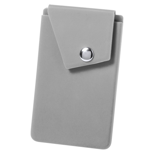 Etui na karty kredytowe, stojak na telefon Szary V0490-19 