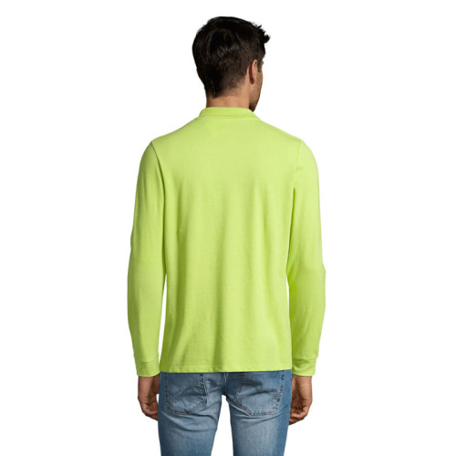 PERFECT MEN LSL POLO 180g Apple Green S02087-AG-XXL (1)
