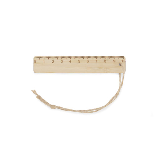 Linijka 10 cm ze sznurkiem LINIFY Naturalny 17906-17 (1)