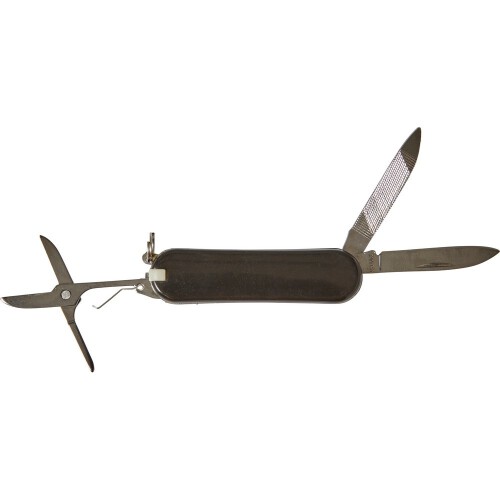 Nóż wielofunkcyjny, scyzoryk czarny V8795-03 (2)