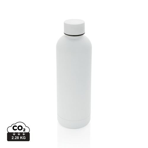 Butelka termiczna 500 ml, stal nierdzewna z recyklingu biały P435.703 (8)