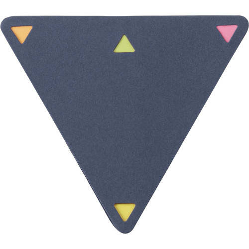 Zestaw do notatek "trójkąt", karteczki samoprzylepne niebieski V2985-11 