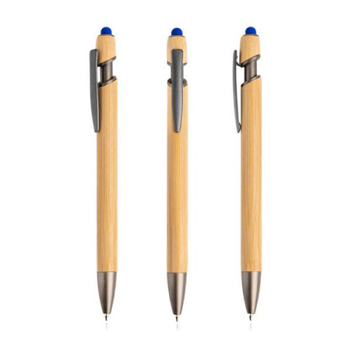 Długopis bambusowy z touchpenem / Boouchllor Royal blue IP13152364 