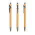 Długopis bambusowy z touchpenem / Boouchllor Royal blue IP13152364  thumbnail