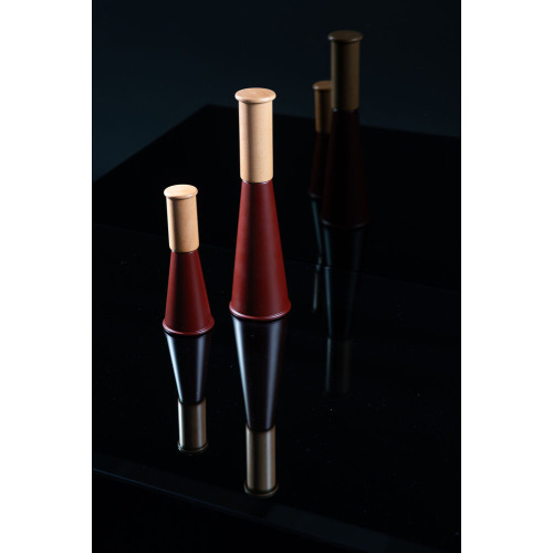 Młynek do soli i pieprzu GURKEN, średni, ciemnoczerwony/brązowy Brązowy 5018624- (4)