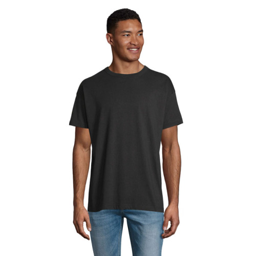 BOXY MEN T-SHIRT OVERSIZE Deep Black S03806-DB-XL 