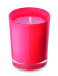Mała szklana świeca czerwony MO9030-05 (1) thumbnail