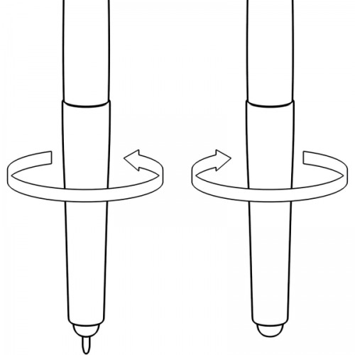 Długopis plastikowy touch pen Smile Hand CrisMa KARINA Turkusowy 1341514 (7)