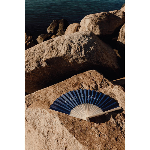 Wachlarz VINGA Navy, white VG679-04 (3)