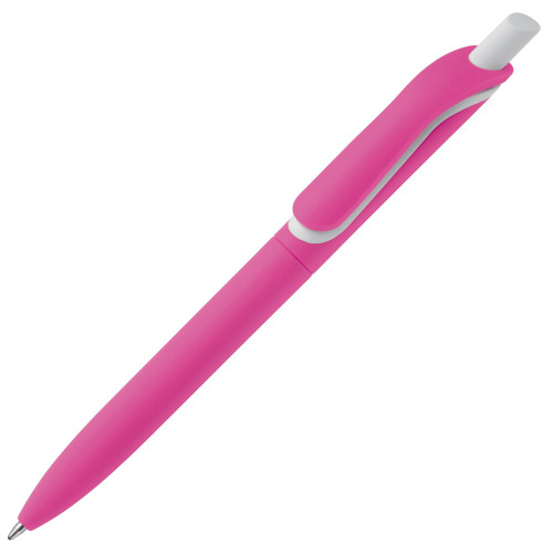 Pióro kulkowe ClickShadow softtouch R-ABS Różowy LT87826-N0076 
