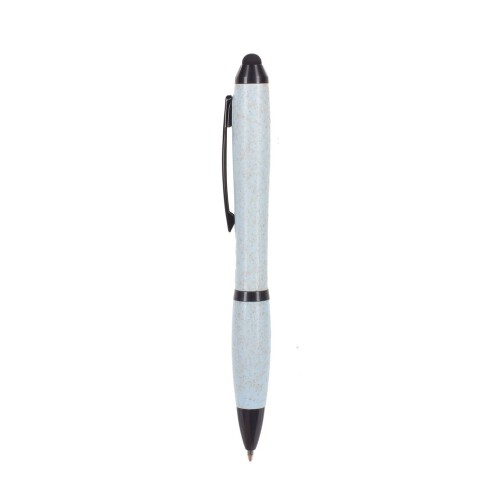 Ekologiczny długopis, touch pen błękitny V1933-23 (1)