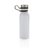 Próżniowa butelka sportowa 600 ml z silikonowym uchwytem biały P436.713 (1) thumbnail