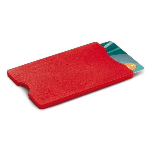 Etui na kartę anti-skimming (plastikowe) Czerwony LT91241-N0021 (2)