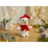 Pluszowy bałwanek, brelok | Anatols Biało-czerwony HE862-52 (1) thumbnail