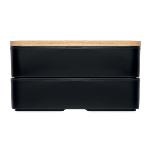 Lunch box z bambusową pokrywką czarny MO6627-03 (1)