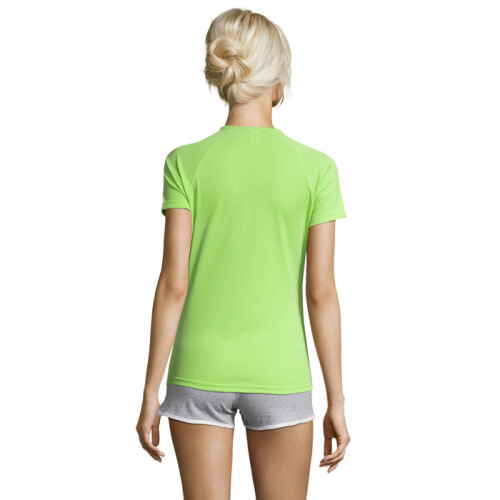 SPORTY Damski T-Shirt 140g Apple Green S01159-AG-L (1)