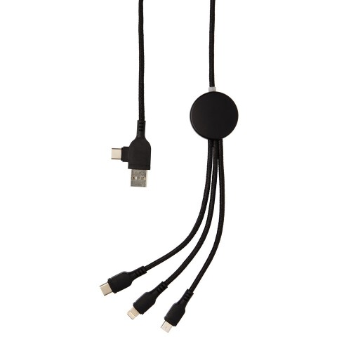 Kabel do ładowania z podświetleniem logotypu czarny P302.391 (2)