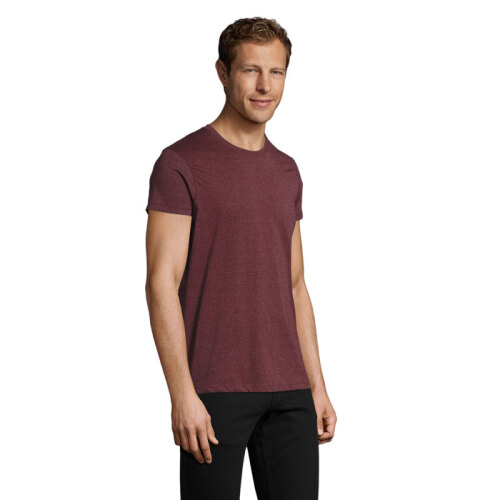 REGENT F Męski T-Shirt 150g melanż czerwonobrunatny S00553-HX-XL (2)