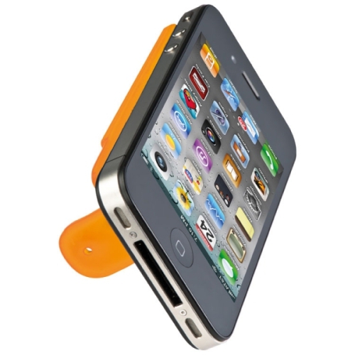 Pokrowiec na kartę do smartfona z podstawką MONTE CARLO pomarańczowy 345510 (2)