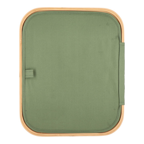 Składany kosz InSideOut z pokrywą Sogne 40,5 x 33 x 30cm rPET Oliwkowa zieleń LT57104-N0043 (3)