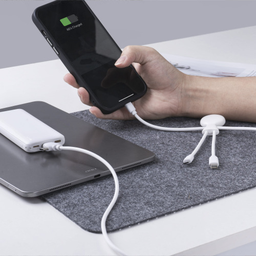 3199 | Xoopar Mr. Bio Powerbank and Cable pack 7000mAh Biały LT41713-N0001 (7)