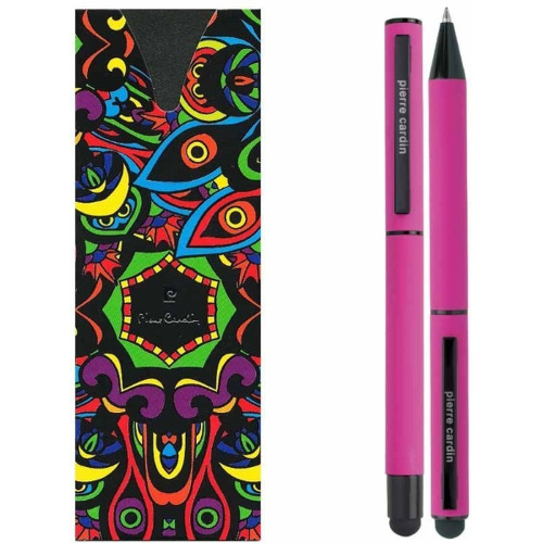 Zestaw piśmienny długopis i pióro kulkowe touch pen soft touch CELEBRATION Pierre Cardin Różowy B0401002IP311 (1)