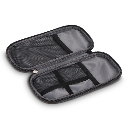 Torba organizacyjna Kyra 210D z powłoką PU z rPET, 20 x 11,5 x 2 cm Ciemnoniebieski LT95326-N0010 (3)