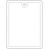 Prostokątna, lekka, odblaskowa zawieszka RFX™ H-12 z PVC, duża Biały 1PR13501 (3) thumbnail