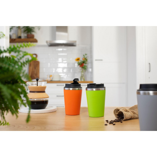 Kubek podróżny 350 ml Pomarańczowy V2233-07 