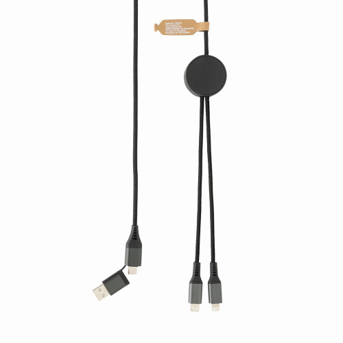 Kabel do ładowania 4 w 1 Terra, 3m Szary P302.6402 