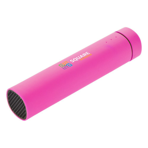 Urządzenie wielofunkcyjne Air Gifts 3 w 1, power bank 3500 mAh, głośnik i stojak na telefon Różowy V3425-21 (12)