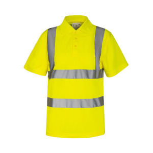 Koszulka Polo Męska Klasyczna Pika Oddychająca Hi-Vis