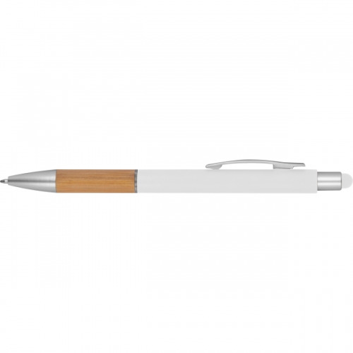 Długopis plastikowy touch pen Tripoli biały 264206 (1)